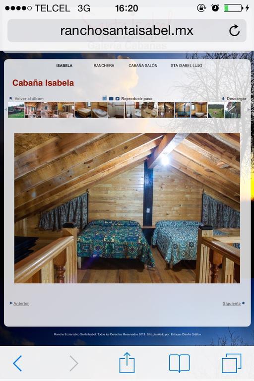 Вилла Cabanas Santa Isabel Рефухио Экстерьер фото