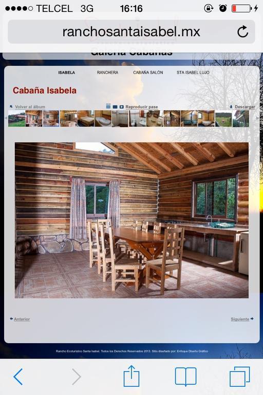 Вилла Cabanas Santa Isabel Рефухио Экстерьер фото