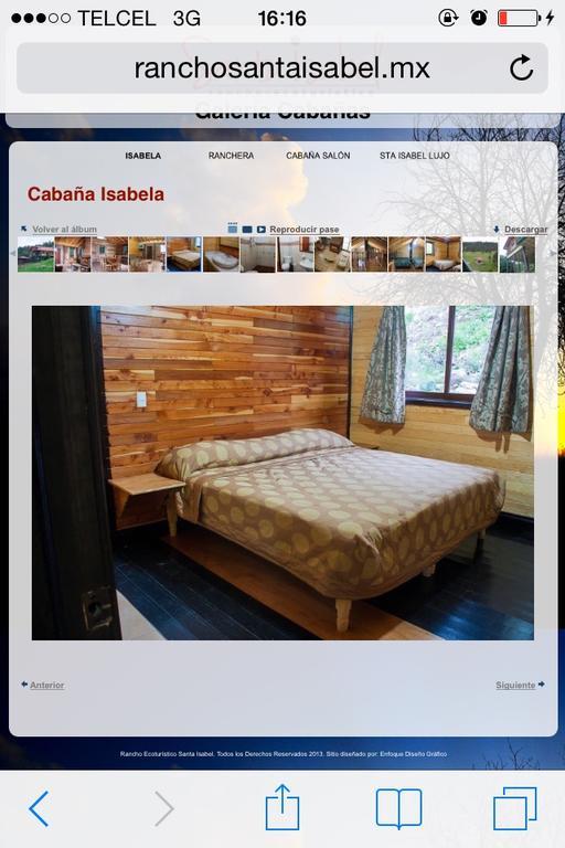 Вилла Cabanas Santa Isabel Рефухио Экстерьер фото